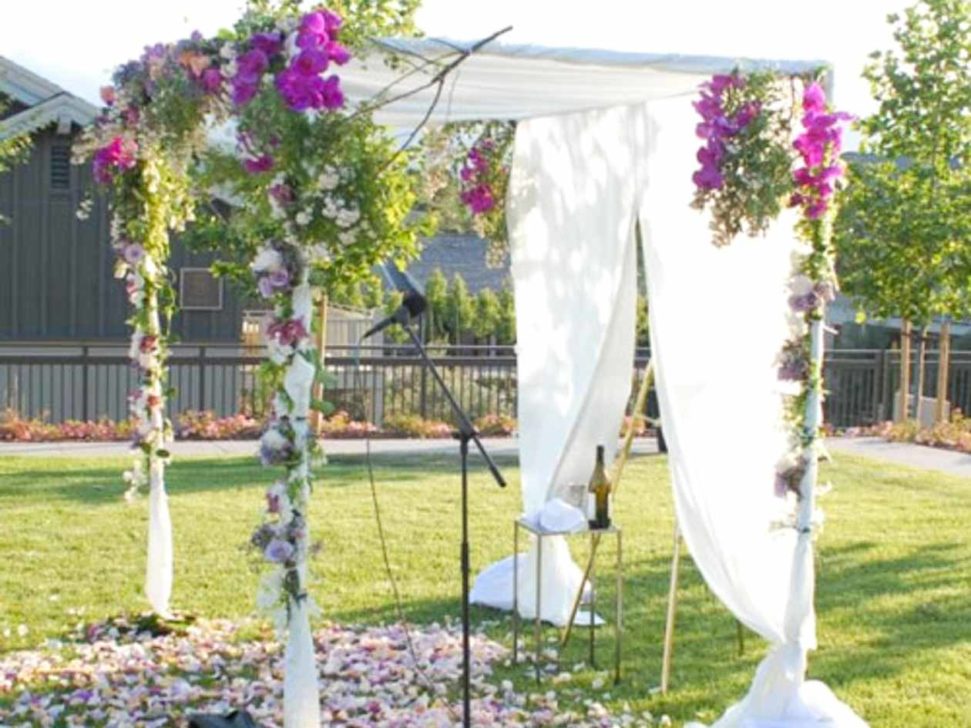 free standing huppah