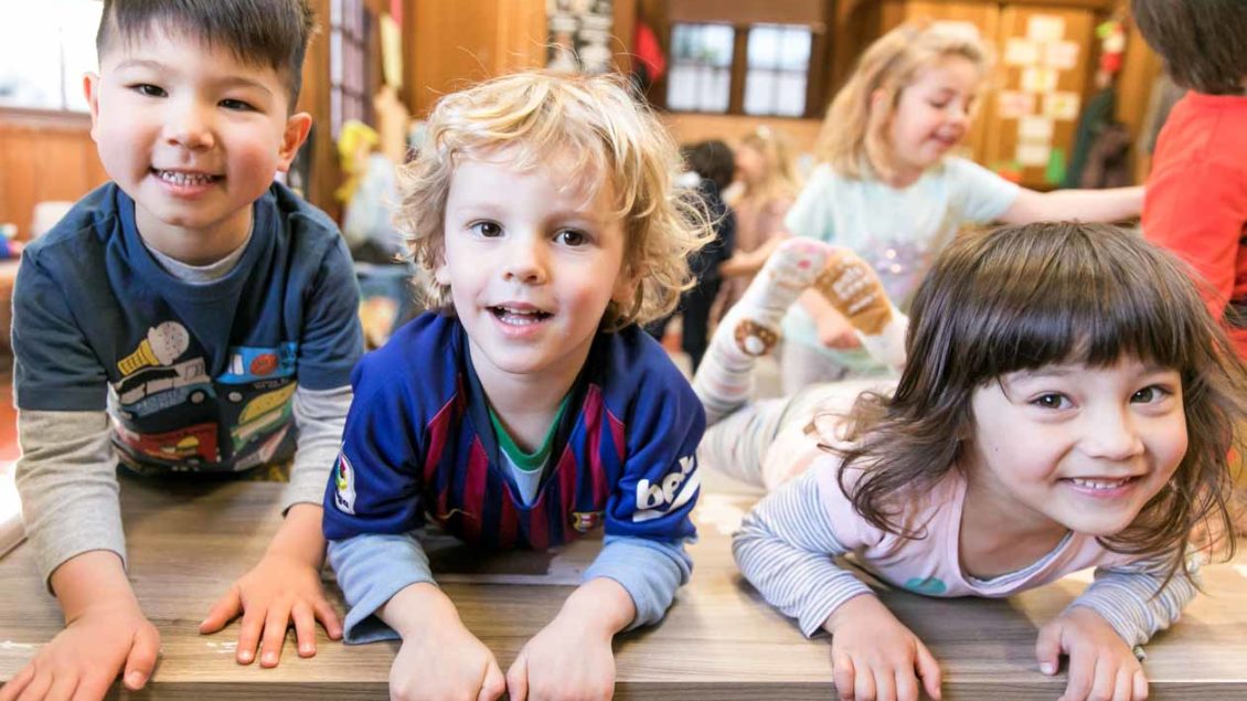 Rosenberg Early Childhood Center kids playing.