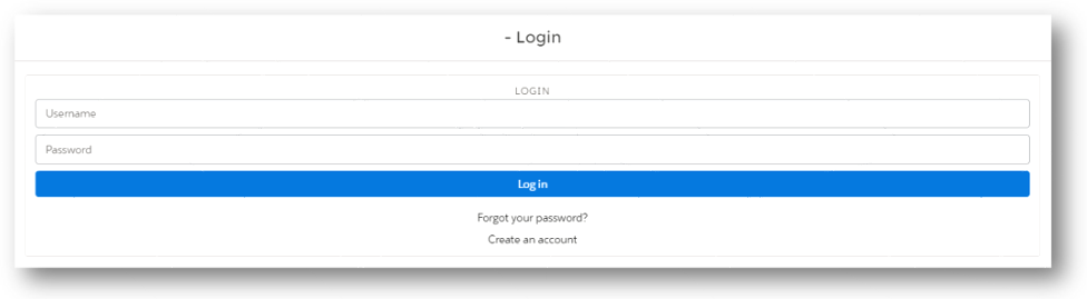 Screenshot of JCCSF portal login