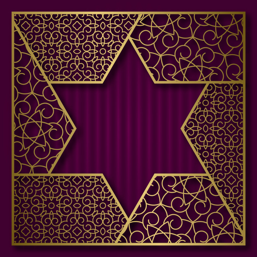 An Artistic Photo of the Star of David