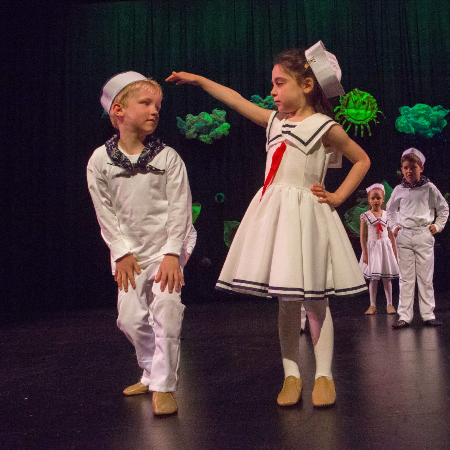 Children dancing at a Tikvah performance.
