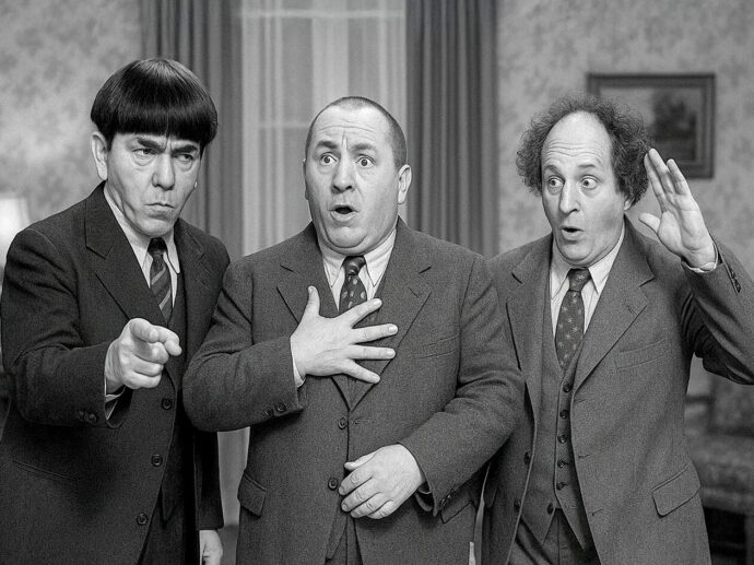 Many Threes The Three Stooges: Clown Princes of Jewish Slapstick Comedy